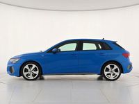 Usata Audi A3 S-Line 150 CV (110 kW) 2022 Blu/azzurro Berlina