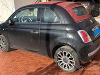 Usata Fiat 500 69 CV (50 kW) 2009 Nero Cabrio