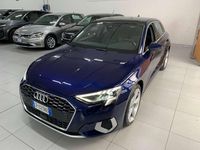Usata Audi A3 Advanced 190 CV (139 kW) 2023 Blu/azzurro Berlina