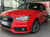 Usata Audi A1 Sportback S-Line 86 CV (63 kW) 2015 Rosso Utilitaria