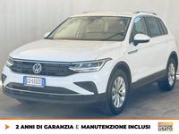 Usata VW Tiguan Life 131 CV (96 kW) 2021 Bianco SUV