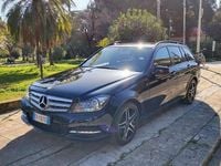 Usata Mercedes C200 Avantgarde 136 CV (100 kW) 2014 Nero Station wagon