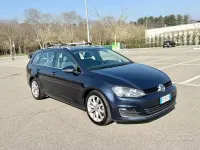 Usata VW Golf VII Highline 125 CV (91 kW) 2017 Blu Station wagon
