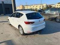 Usata Seat Leon Business 110 CV (80 kW) 2015 Bianco Berlina