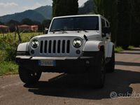 Usata Jeep Wrangler Sahara 177 CV (130 kW) 2015 Bianco SUV