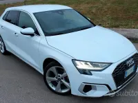 Usata Audi A3 Advanced 150 CV (110 kW) 2022 Bianco Berlina