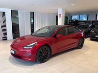 Usata Tesla Model 3 Long Range AWD 155 kW (211 CV) 2020 Rosso Berlina