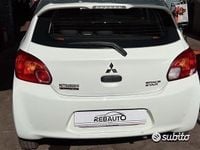 Usata Mitsubishi Space Star 70 CV (51 kW) 2015 Bianco Berlina