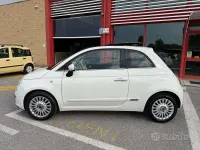 Usata Fiat 500 Lounge 75 CV (55 kW) 2008 Bianco Utilitaria
