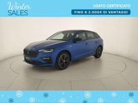 Usata Skoda Scala Monte Carlo 116 CV (85 kW) 2024 Blu race metallizzato Utilitaria