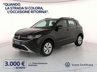 Usata VW T-Cross Life 95 CV (69 kW) 2024 Deep black perlato SUV