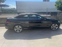 Usata Mercedes C220 170 CV (125 kW) 2018 Nero Cabrio