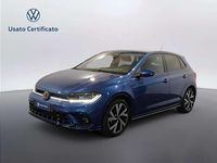 Usata VW Polo R-line 95 CV (69 kW) 2022 Reef blue metallizzato Utilitaria