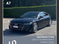 Usata Audi A7 Sportback S-Line 204 CV (150 kW) 2019 Nero Utilitaria