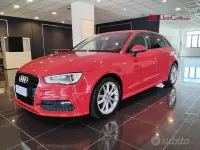 Usata Audi A3 S-Line 110 CV (80 kW) 2016 Rosso Berlina