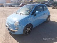 Usata Fiat 500 Lounge 85 CV (62 kW) 2011 Blu Berlina