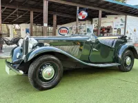 Usata MG TD 57 CV (41 kW) 1953 Verde Cabrio