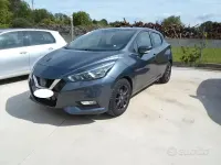 Usata Nissan Micra Acenta 71 CV (52 kW) 2018 Blu Utilitaria