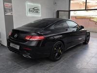 Usata Mercedes C220 Premium 170 CV (125 kW) 2017 Nero Coupé