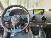 Usado Audi A3 S-Line 150 CV (110 kW) 2018 Negro Berlina