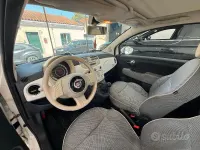 Usata Fiat 500 Lounge 95 CV (69 kW) 2010 Bianco Berlina