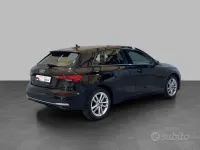 Usata Audi A3 Advanced 150 CV (110 kW) 2025 Nero mito metallizzato Berlina