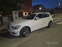 Usata BMW 116 Sport Line 116 CV (85 kW) 2012 Bianco Utilitaria