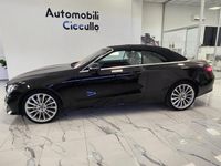 Usata Mercedes E220 Premium Plus 194 CV (142 kW) 2019 Nero Cabrio