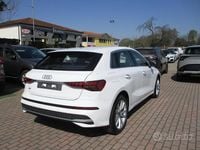 Usata Audi A3 Advanced 116 CV (85 kW) 2024 Bianco Berlina