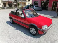 Usata Peugeot 205 83 CV (61 kW) 1992 Rosso Cabrio