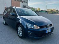 Usata VW Golf VII Highline 105 CV (77 kW) 2014 Blu Station wagon