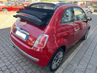 Usata Fiat 500C Lounge 75 CV (55 kW) 2009 Rosso Cabrio