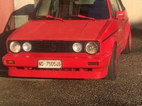 Usata VW Golf Cabriolet 73 CV (53 kW) 1992 Rosso Cabrio