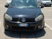 Usata VW Golf VI 105 CV (77 kW) 2010 Nero Utilitaria