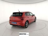Usata VW Polo R-line 95 CV (69 kW) 2023 Rosso Utilitaria