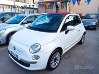 Usata Fiat 500C Lounge 69 CV (50 kW) 2011 Bianco Cabrio