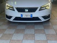 Usata Seat Leon 110 CV (80 kW) 2016 Bianco Berlina