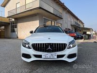 Usata Mercedes C220 AMG 170 CV (125 kW) 2014 Bianco Berlina
