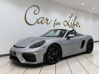 Usata Porsche 718 Spyder 420 CV (308 kW) 2023 Argento Cabrio