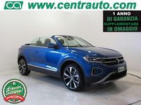 Usata VW T-Roc Cabriolet Style 110 CV (80 kW) 2023 Blu scuro Cabrio