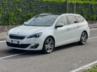Usata Peugeot 308 GT-line 120 CV (88 kW) 2015 Bianco Station wagon