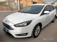 Usata Ford Focus Titanium 120 CV (88 kW) 2018 Bianco Station wagon