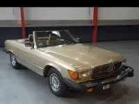 Usata Mercedes SL380 204 CV (150 kW) 1983 Marrone Cabrio