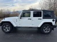 Usata Jeep Wrangler Unlimited Sahara 200 CV (147 kW) 2016 Bianco SUV