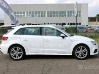 Usata Audi A3 Sportback S-Line 150 CV (110 kW) 2019 Bianco Utilitaria