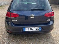Usata VW Golf VII 110 CV (80 kW) 2017 Blu Berlina