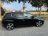 Usata Peugeot 308 GT-line 131 CV (96 kW) 2017 Nero Berlina