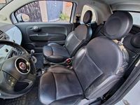 Begagnad Fiat 500 Lounge 101 HK (74 kW) 2010 Blå Cab