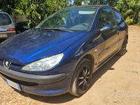 Usata Peugeot 206 68 CV (50 kW) 2006 Blu Utilitaria