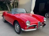 Usata Alfa Romeo Giulietta 1960 Rosso Cabrio